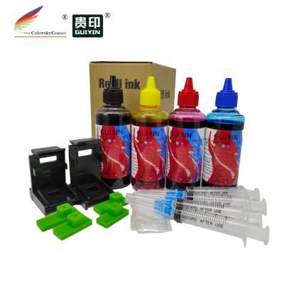 China Compatible Dye Refill Ink For HP Pro 8020 8020e 8024e 8025e Inkjet Printer 915 915xl 919xl OfficeJet Ink 100ml In Bottle uA bkcmy for sale