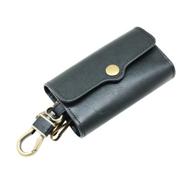 China BOSHIHO Durable Crazy Horse Genuine Leather Gift Sets Genuine Leather Metal For Key Chain for sale