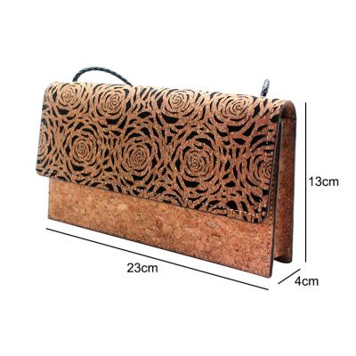 China BOSHIHO Fashion Cross Body Cork Fabric Leather Bag Singleshoulder Handbag Eco-friendly Shoulder Bag for sale