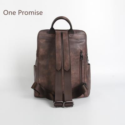 China Motion Sensing Dark Brown Bags For Women Backpack Bags With Logo 2022 for sale