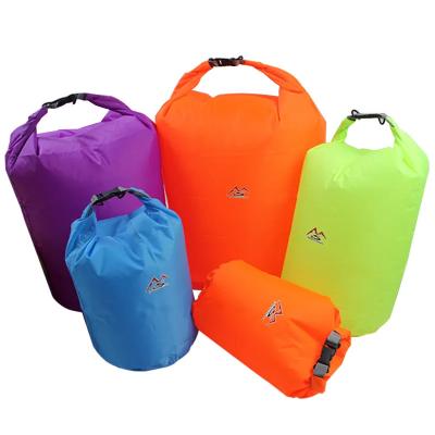 China 5L 10L 20L 40L 70L 210T polyester waterproof dry bag for camping hiking for sale