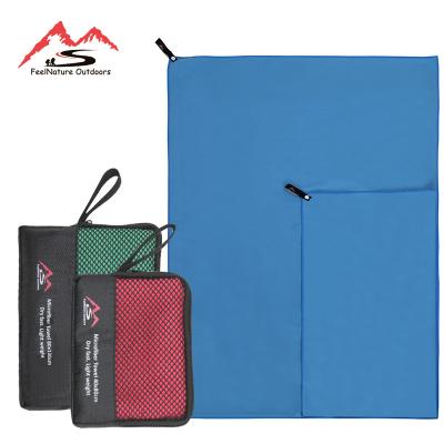 China 40*80cm 80*130cm snel droog super afwezig microfiber sportschoenen handdoek Te koop