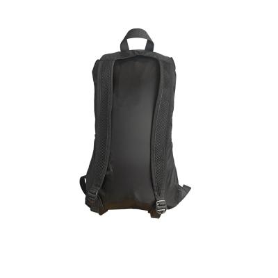 China Hot sale custom logo black ultralight 30D nylon N66 waterproof backpack for camping for sale