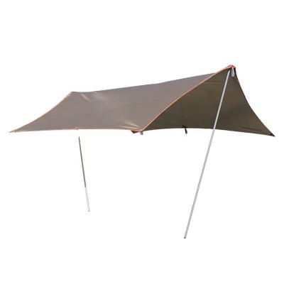 China Iron Rod Bracket Outdoor Camping Tarp Waterproof For Hiking Fishing Picnic for sale