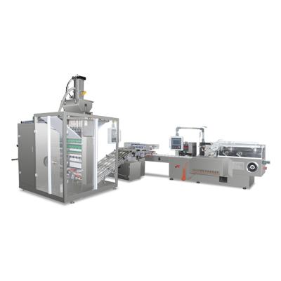 China Food Chunguang Pharma Granule Powder Liquid Sachet Cartoning Production Line for sale