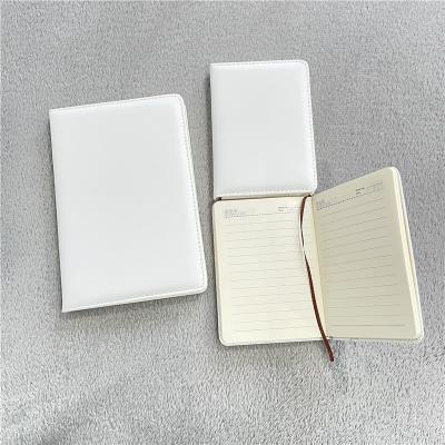 China Full Printed Lined Printing Leather Notebook PU Cover A5 A6 Sublimation Cover Notebook For Blank Sublimation Transfer for sale