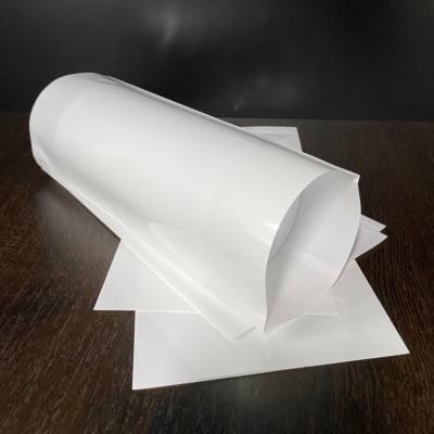 China Fix 5.5*11inch 14*28cm Small Stretch Heat Bags White Intransparent Shrink Film Sleeve For Tumbler Sublimation DIY for sale