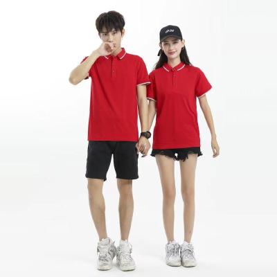 China Wholesale Anti-Wrinkle Plain Short Sleeves Mens Golf Shirts Designer Polo Shirt Logo Printing Customizable Advertising Shirts for sale