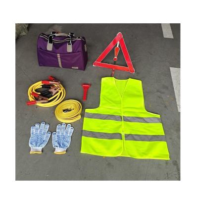 China 7 8 9 10 Pcs Professional Wholesale Portable Roadside Safety Car Auto Safety Emergency Full Tool Kits for sale