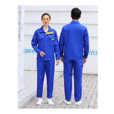 China No Ball Construction Polyester Cotton Wholesale Work Clothes OEM Customization Workwear Neutral Fattening & Growing Set for sale