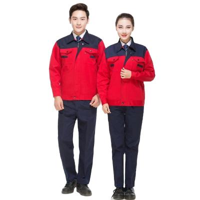 China No Ball Factory Price Polyester Cotton Work Clothes Construction Full-Body Work Suit Clothes Working Clothes Set For Men And Women for sale