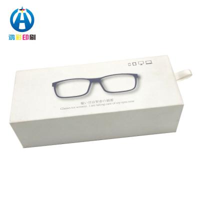 China Recycled Materials Drawer Box Paper Box Glass Sunglasses Custom Packaging Glasses for sale