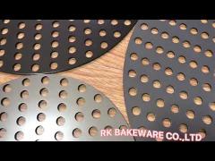 Perforated Aluminum Pizza Disk Pan RK Bakeware China-Pizza Hut Hard Anodized