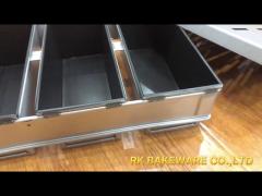 Industrial Bakeware 3 Straps Loaf Pan 660g  For Australia Bakeries