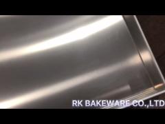 RK Bakeware China-Aluminum Rectangle Dry Cake Tray For Industrial Bakery