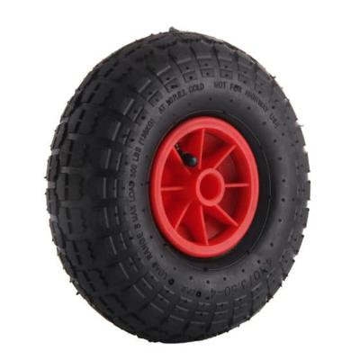 China Factory Supply Durable Beach Wheelbarrow Tire PU Foam Flat Freewheel for sale