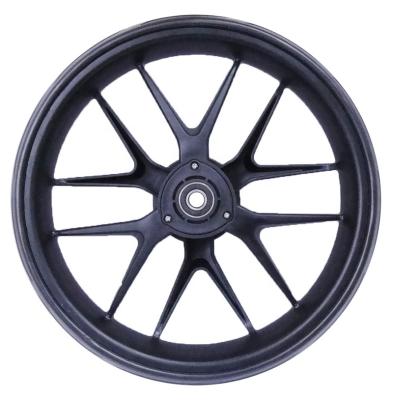 China Good Wear Resistance 11inch EVA Plastic Tire Wheel With Two Bearings For Golf Cart for sale