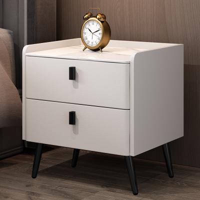 China Modern Eco friendly drawer storage bedside table bed side nightstand modern bed side cabinet for bed rooms for sale