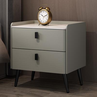 China Modern High quality night stand New Style Fashionable solid wood nightstand ash wood bedside cabinet side bed table for sale