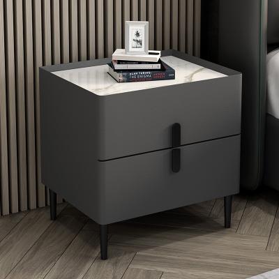 China Modern Simple fashion Multifunctional bedside table modern nordic bedside wood drawer cabinet wood nightstand for sale