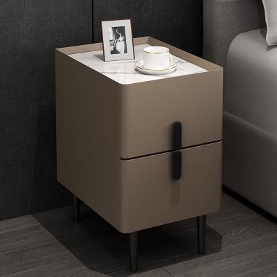 China Modern OEM Wholesale Hotel Bedroom Furniture Modern black night stand bedside table with drawers white nightstand for sale