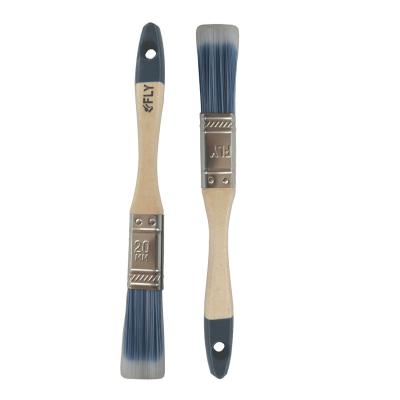 China Professional Painting Wooden Handle Polyester / Nylon Bristle Paint Brush 20mm for sale