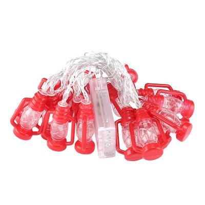 China Ramadan Gift Kerosene String Lights Ramadan Decorations Moon Led Retro Plastics 1.5m 10lights for sale