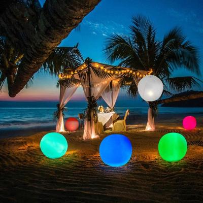 China interior & Outdoor 13 Color Changing Inflatable Glowing Beach Ball 16