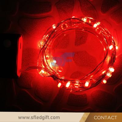 China interior & Outdoor RGBW LED Shell Copper String Lights Christmas Tree With Battery Power Box for sale