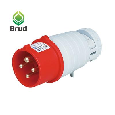 China High Quality Durable 16A 400V 4 Pin IP44 EN/CEE/IEC60309-2 Industrial Power Socket For Port for sale