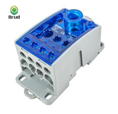 China PA66 UL94V-0 UKK 250A 690V Screw/DIN Mounting Wire Connector Cable Terminal Block for sale