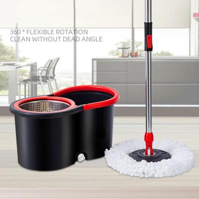 China Guaranteed Wholesale Quality Sustainable Floor Microfiber Wet And Dry Mop With Bucket for sale