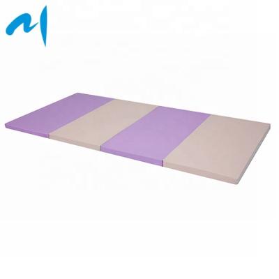 China PU Foldable Gymnastics Wholesale Mat For Home Fitness Exercise Baby Gym Activity Play Mat Waterproof for sale