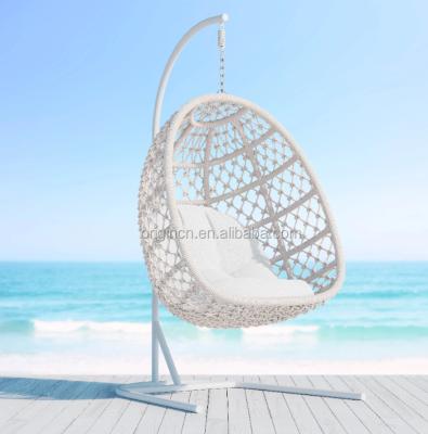 China Contemporary wholesale price great workmanship sturdy handcrafted outdoor garden rope furniture patio swing chair for sale