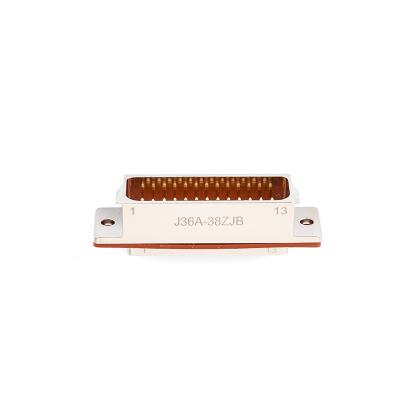 China Electronic Electrical Instrument J36A 38ZJB Female Rectangular Aerospace Connector for sale