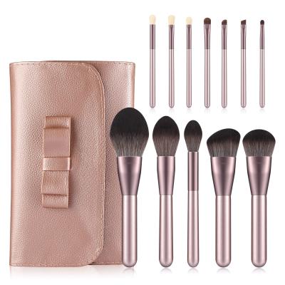 China Angular Blush Highlight Brushes from XINYAN High Quality Professional Makeup 12pcs Blush Brush Highlight for sale