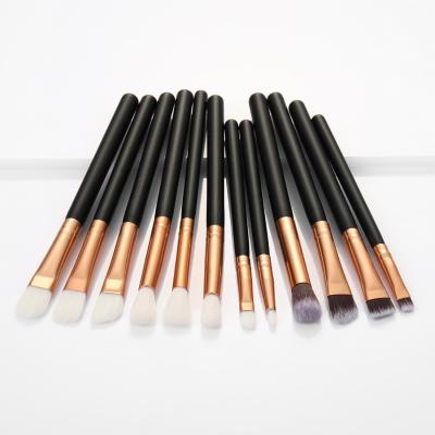 China XINYAN Makeup Brush Travel Black Eye Shadow Long Lasting Makeup Brush Kit brochas de maquillaje 12pieces for sale