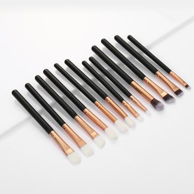 China XINYAN Professional Eye Makeup Brush Long Lasting Set 12pcs Eyeshadow Eyeliner Brush for sale