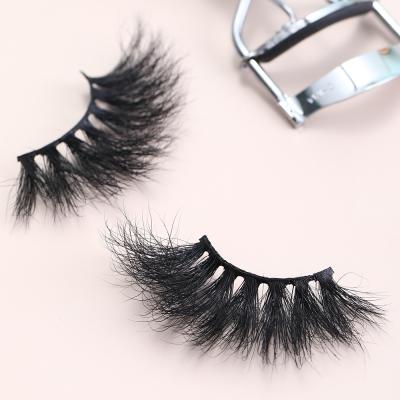 China Real Mink Fur 25mm 30mm Sensitive Handwork 3D 5D 6D 8D Mink Lash Faux Lash Fluffy False Eyelash Lash from XINYAN Eyelashes Eyelash 100% for sale