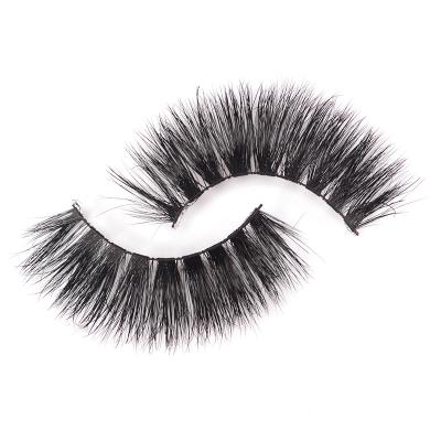 China XINYAN Mink Long Hair False Eyelashes 3d Eyelashes Natural Handmade Black Cotton Yarn Rod Eyelashes Long for sale