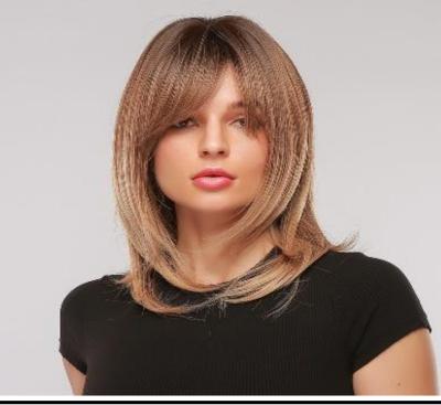 China Hot Selling Modern Natural Wave Synthetic Hair Wigs For Women for sale