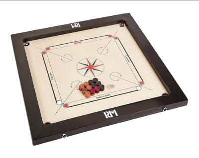 China Large Size Wooden Carrom Board Game with Coins and Stoppers Fun with Family and Friends for sale