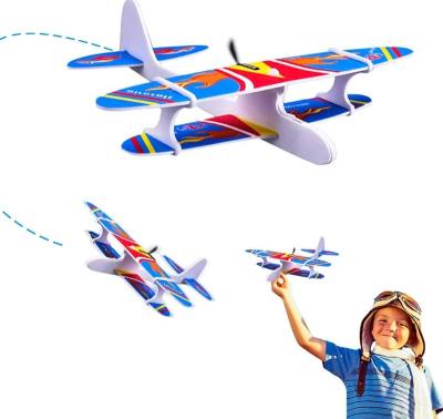 China Hot Selling Wooden Foam PPE Plane Electric Hand Plane Model Launch Glider For Kids Toy for sale