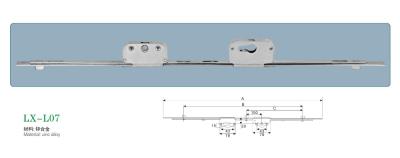 China Doors& windows multi point door espagnolette span rod,transmission bar for flat door,upvc sliding door span lock set for sale