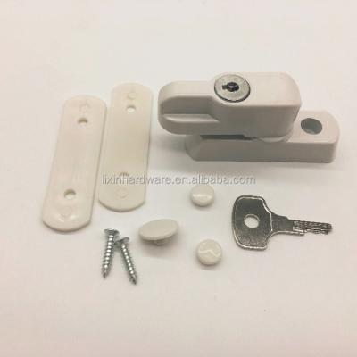 China Doors and windows sash jammer window lock with key, child safety window lock, master window lock for sale