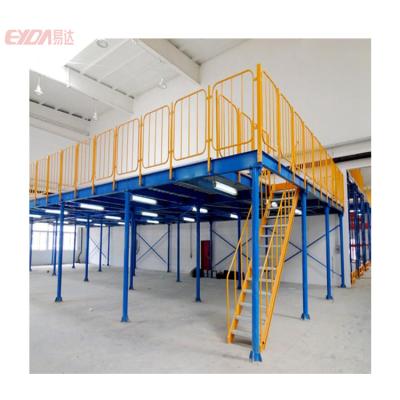 China Corrosion Protection Warehouse Metal Storage Enterprise Structure Steel Platform Loading System for sale