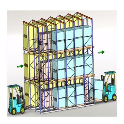 China Heavy Duty Corrosion Protection Drive In Pallet Rack For Industrial Warehouse Rack for sale