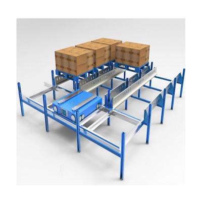 China 4 Direction Warehouse Shuttle Safe Radio Shuttle Rack Economical Radio Pallet Racks for sale