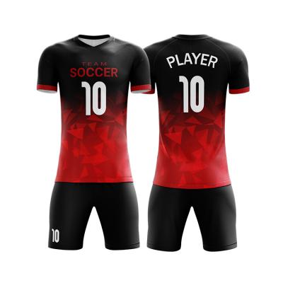 China Wholesale new season sale quality football club thai high quality hot quick dry jersey kits polyester competition training suits football sets for sale