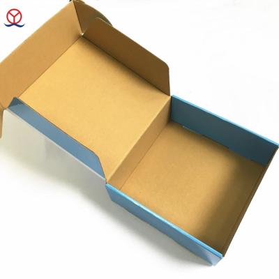 China Wholesale Handmade Corrugated Cardboard Shipping Box Shipping Boxes Custom Logo for sale